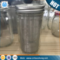 304 en acier inoxydable tissé treillis métallique Mason jar filtre à café café filtre